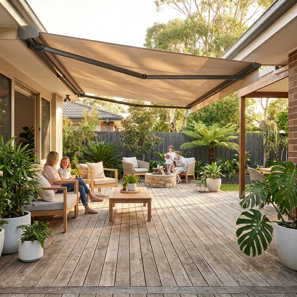 Motorised Folding Arm Awnings