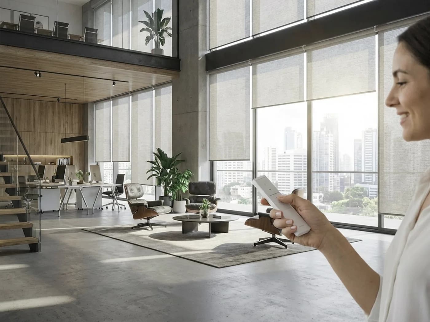 Motorised Cassette Blinds