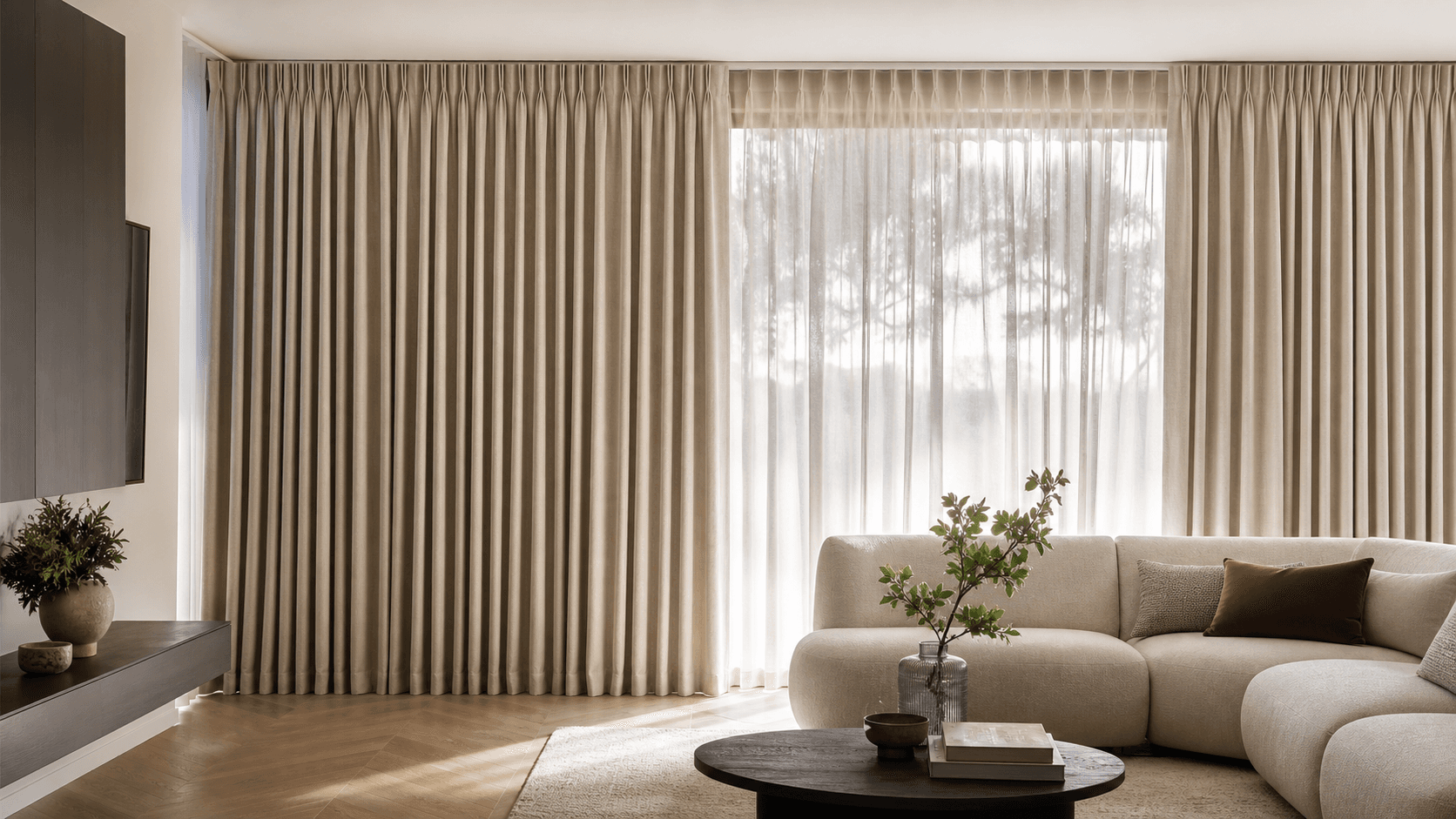 Pleated Curtains